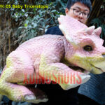 Baby Pink Triceratops Puppet