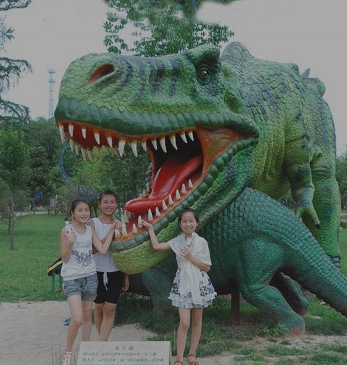 Dinosaur Landscape Statue