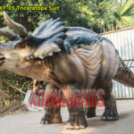 Lifelike Triceratops Costume