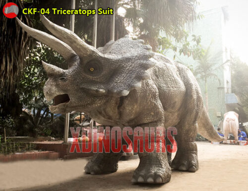 Realistic Triceratops Suit
