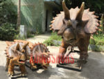 Robot Triceratops Family