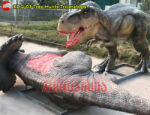 Trex Hunts Triceratops KDG03