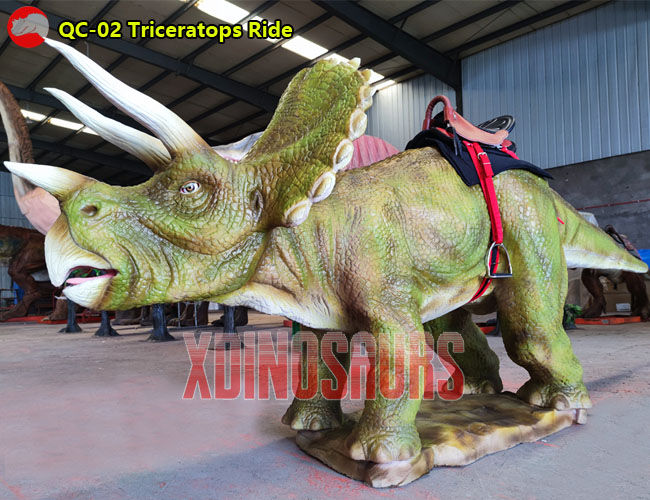 Animatronic Triceratops Ride