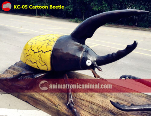 Animatronic Cartoon Beetle Model