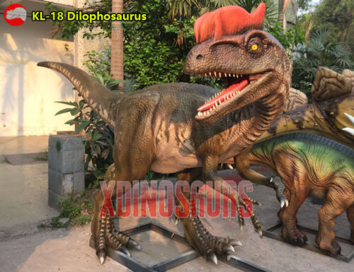 Animatronic Dilophosaurus