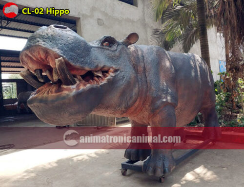 Animatronic Hippo Model