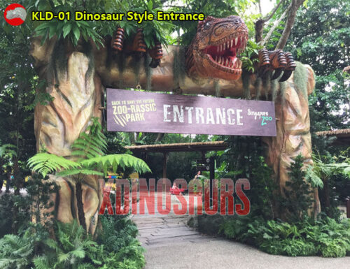 Dinosaur Style Entrance