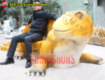 Iguanodon Bench Sculpture