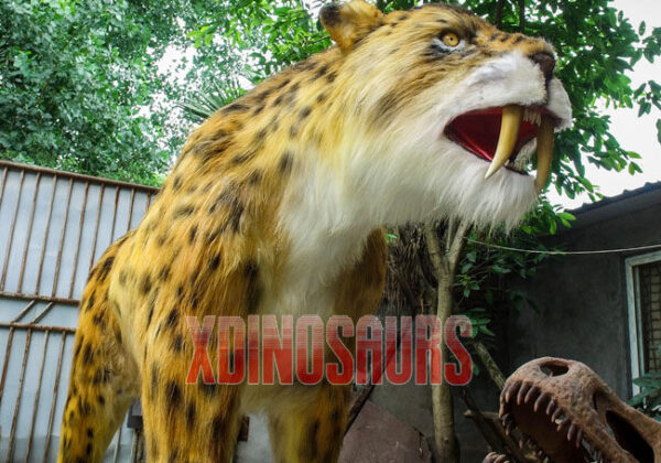 Life Size Smilodon Model