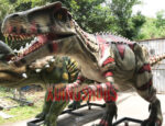 Lifelike Allosaurus Exhibit