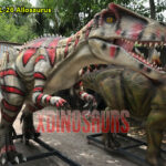 Lifelike Allosaurus Model