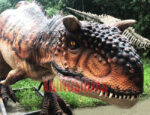 Lifelike Carnotaurus Model