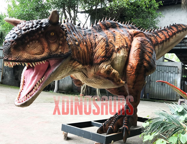 Lifelike Carnotaurus Model