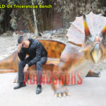 Triceratops Bench Statue