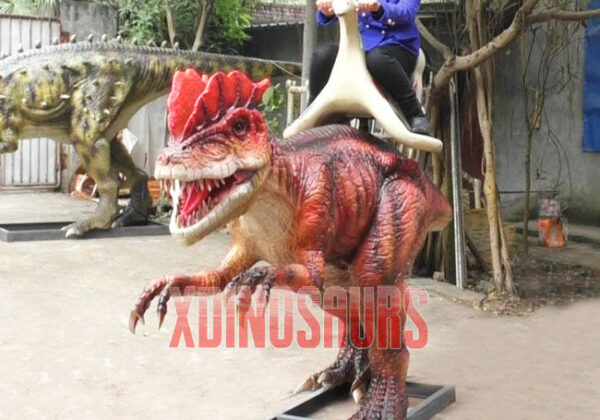 Amused Dilophosaurus Ride