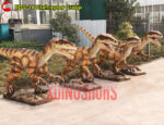 Animatronic Utahraptor Group