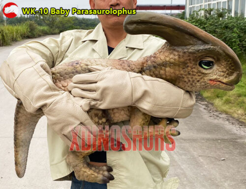 Armed Parasaurolophus Puppet