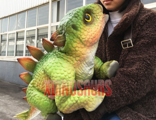 Armed Stegosaurus Puppet