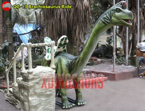 Decorated Brachiosaurus Ride