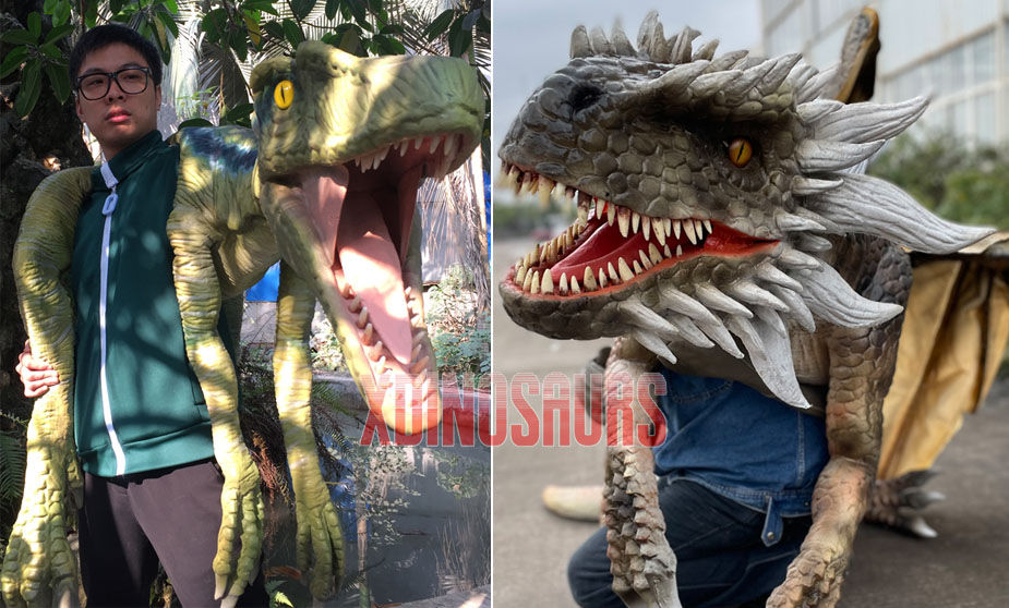 Dragon Dinosaur Shoulder Puppet