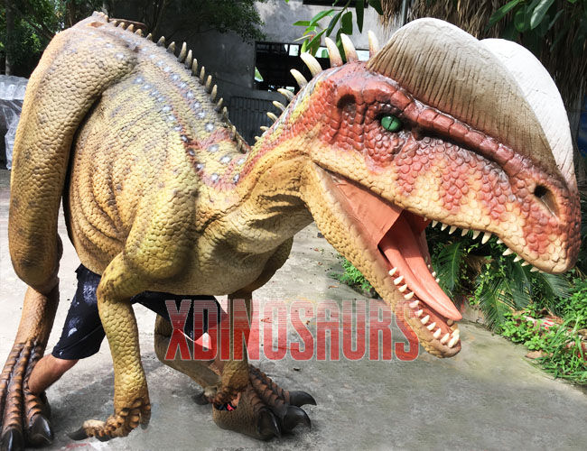 Real Dilophosaurus Suit