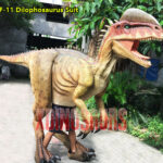 Lifelike Dilophosaurus Costume