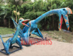 Lifelike Quetzalcoatlus Family Exhibits