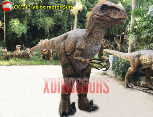 Lifelike Velociraptor Suit