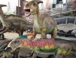 Parasaurolophus Family Animatronics