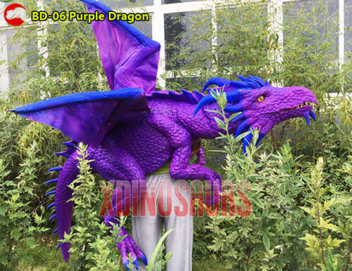 Purple Dragon Shoulder Prop