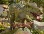 Raptors Hunt Stegosaurus Animatronics