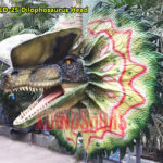 Animatronic Dilophosaurus Head Model