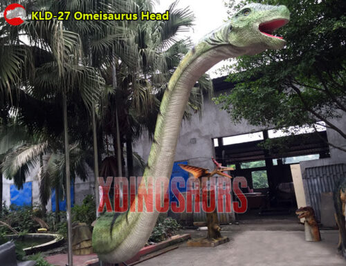 Animatronic Omeisaurus Head