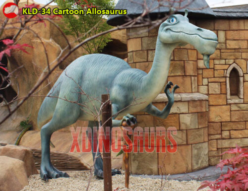 Cartoon Allosaurus Statue