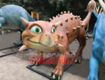 Cartoon Ankylosaurus Sculpture