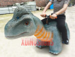 Cartoon Brachiosaurus Riding Car 1