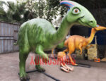 Cartoon Parasaurolophus Landscape