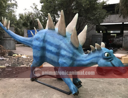 Cartoon Stegosaurus Display