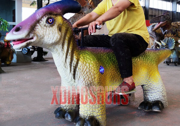 Custom Parasaurolophus Riding Car