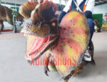 Dilophosaurus Riding Motorbike