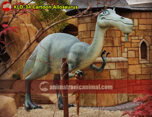 Fiberglass Cartoon Allosaurus