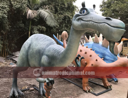 Fiberglass Cartoon Allosaurus Sculpture