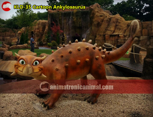 Fiberglass Cartoon Ankylosaurus