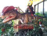 Funny Dilophosaurus Ride