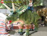 Interactive Triceratops Ride