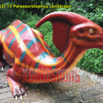 Parasaurolophus Landscape Statue