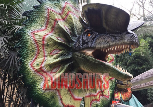 Robot Dilophosaurus Head Decorations