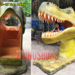 Trex Head Sculpture