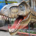 Trex Head Statue