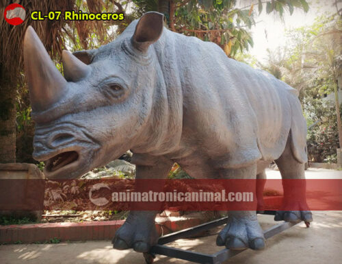 Animatronic Rhinoceros Model